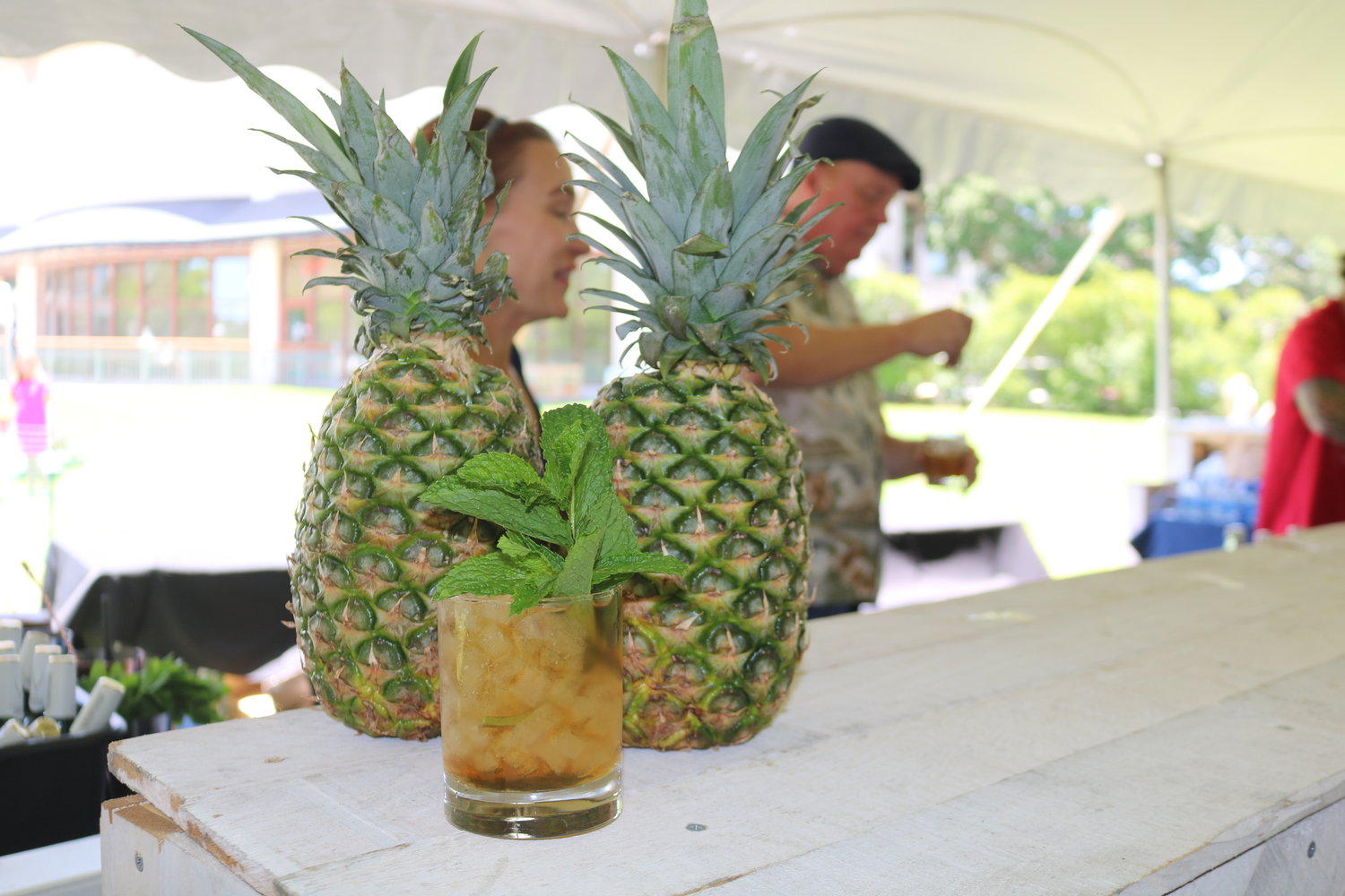 Alcoholic drinks were a staple of the St. Augustine Food & Wine Festival.